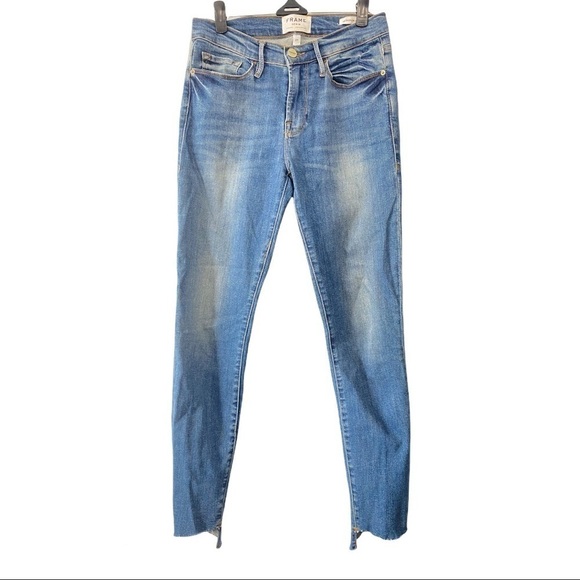Rework Frame Denim Le Skinny De Jeanne Size 27 - Picture 6 of 11